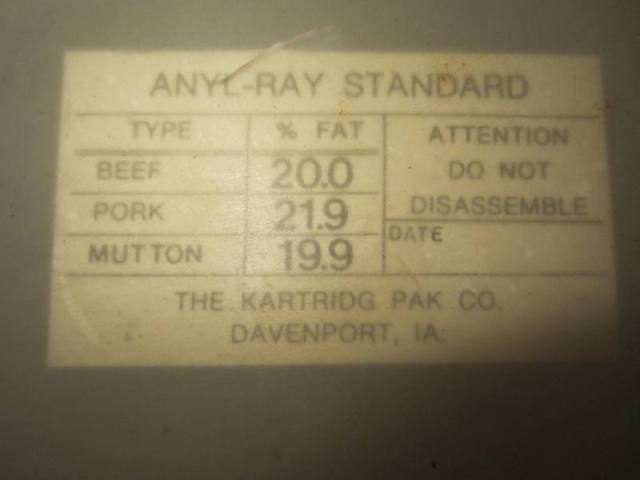Kartridge fat analyzer