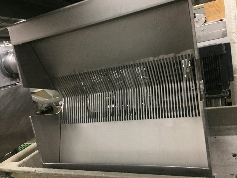 A stainless steel macerator